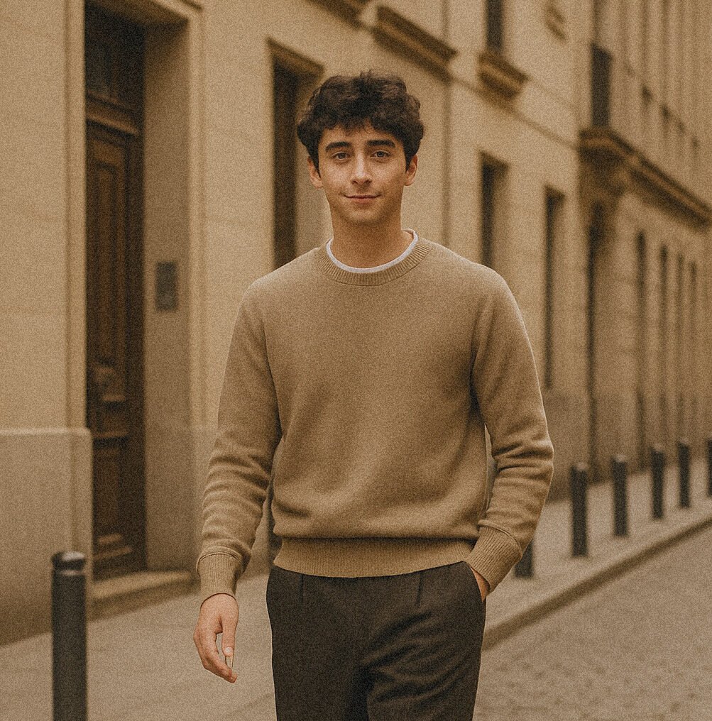 Modelo Legado Club prendas básicas atemporales