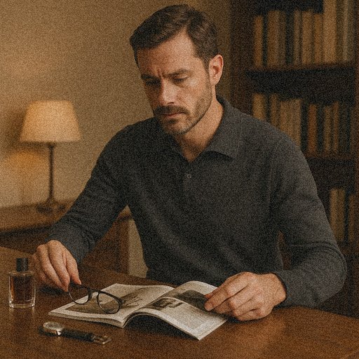 Modelo de Legado Club leyendo sobre moda