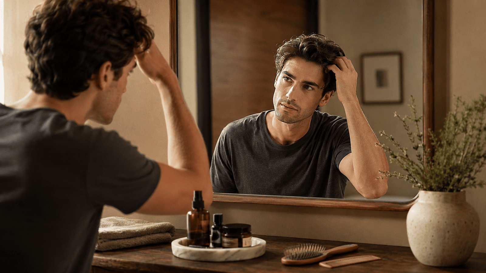 Rutina capilar completa para hombre