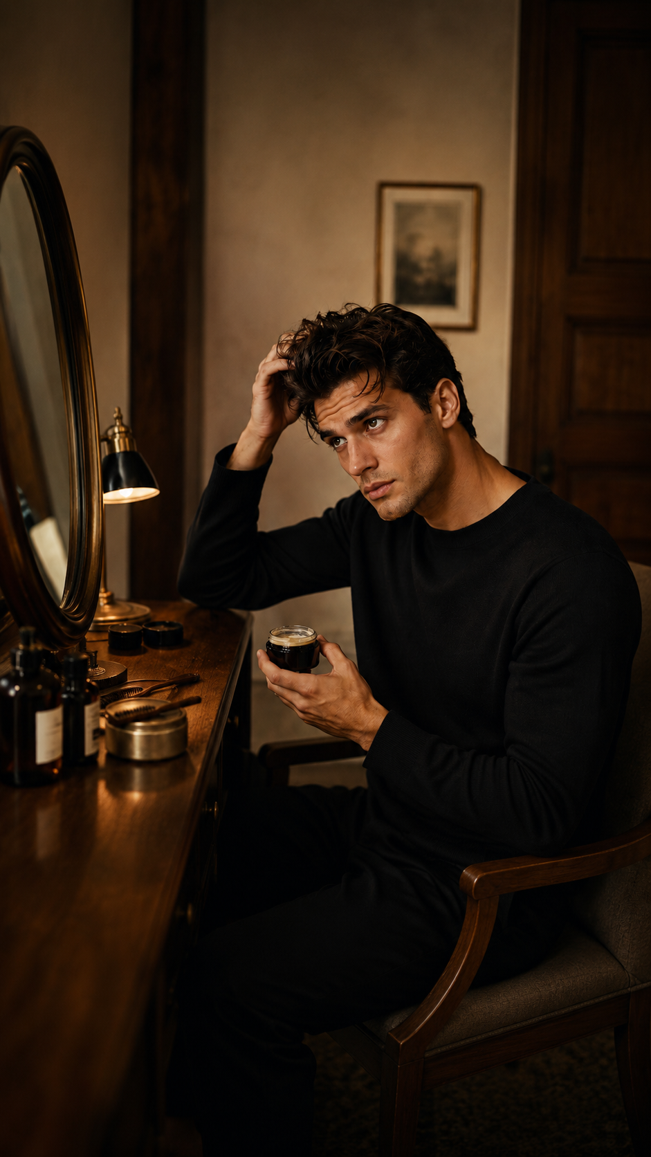 Styling de Legado Club sobre productos para el pelo