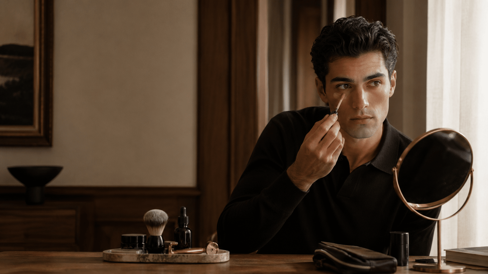 Maquillaje para hombre