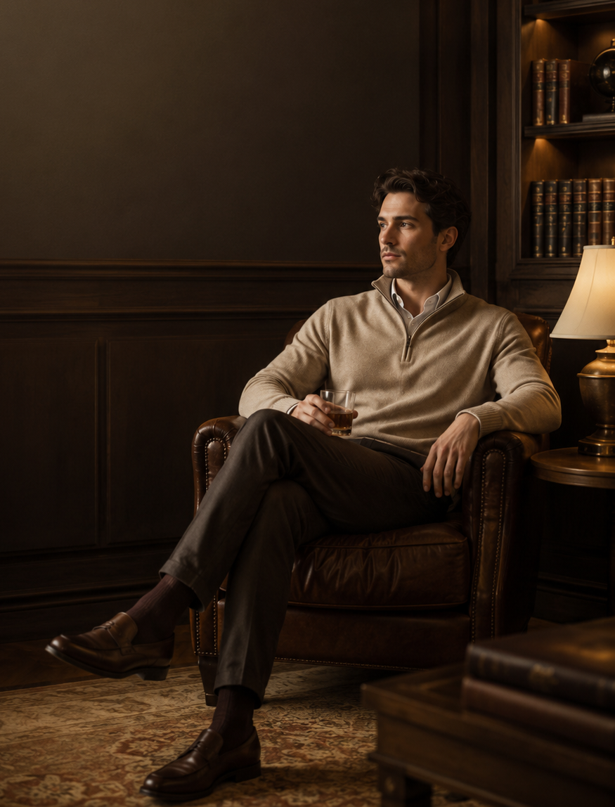 Rincón elegante de Legado Club con modelo
