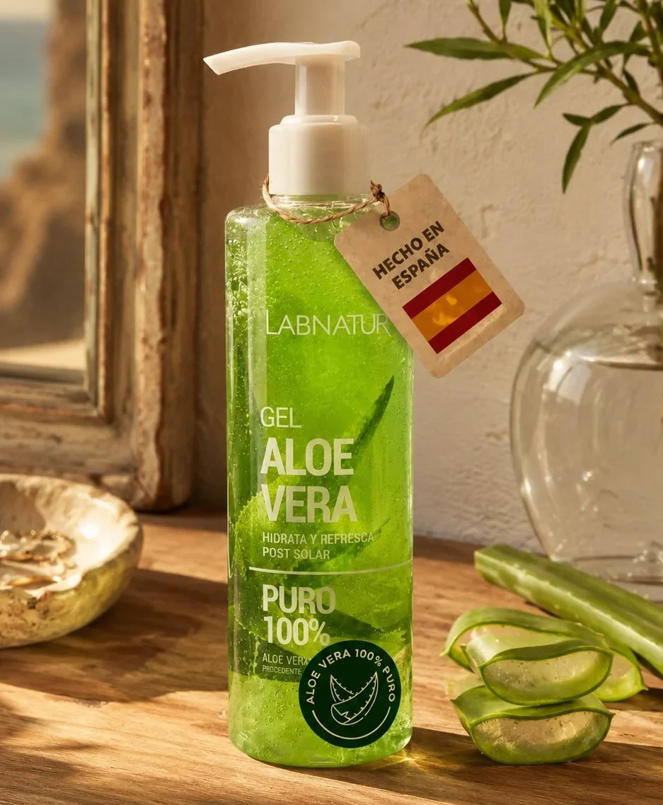 Aloe vera puro para después del sol