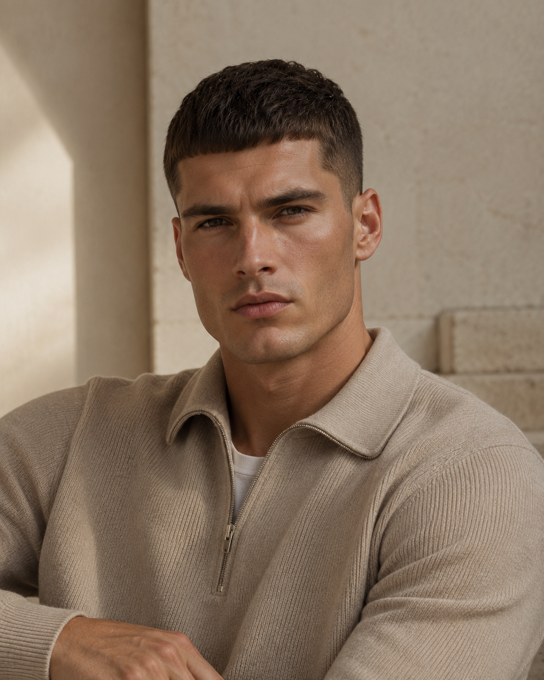Corte César para hombre