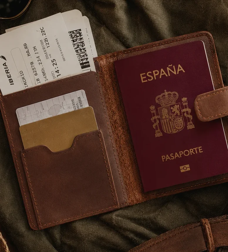 Documentación y billetes de viaje