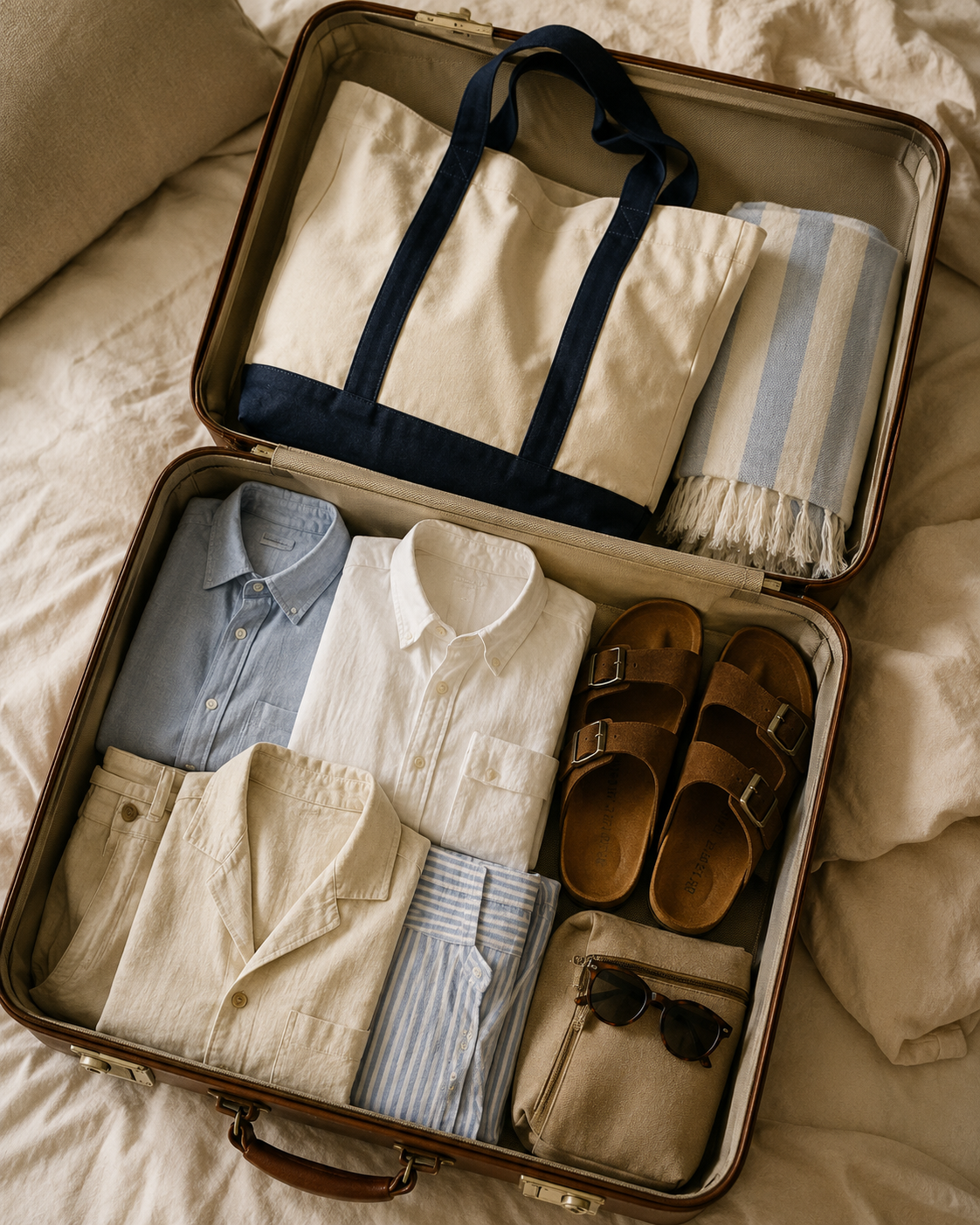 Checklist maleta de verano para hombres