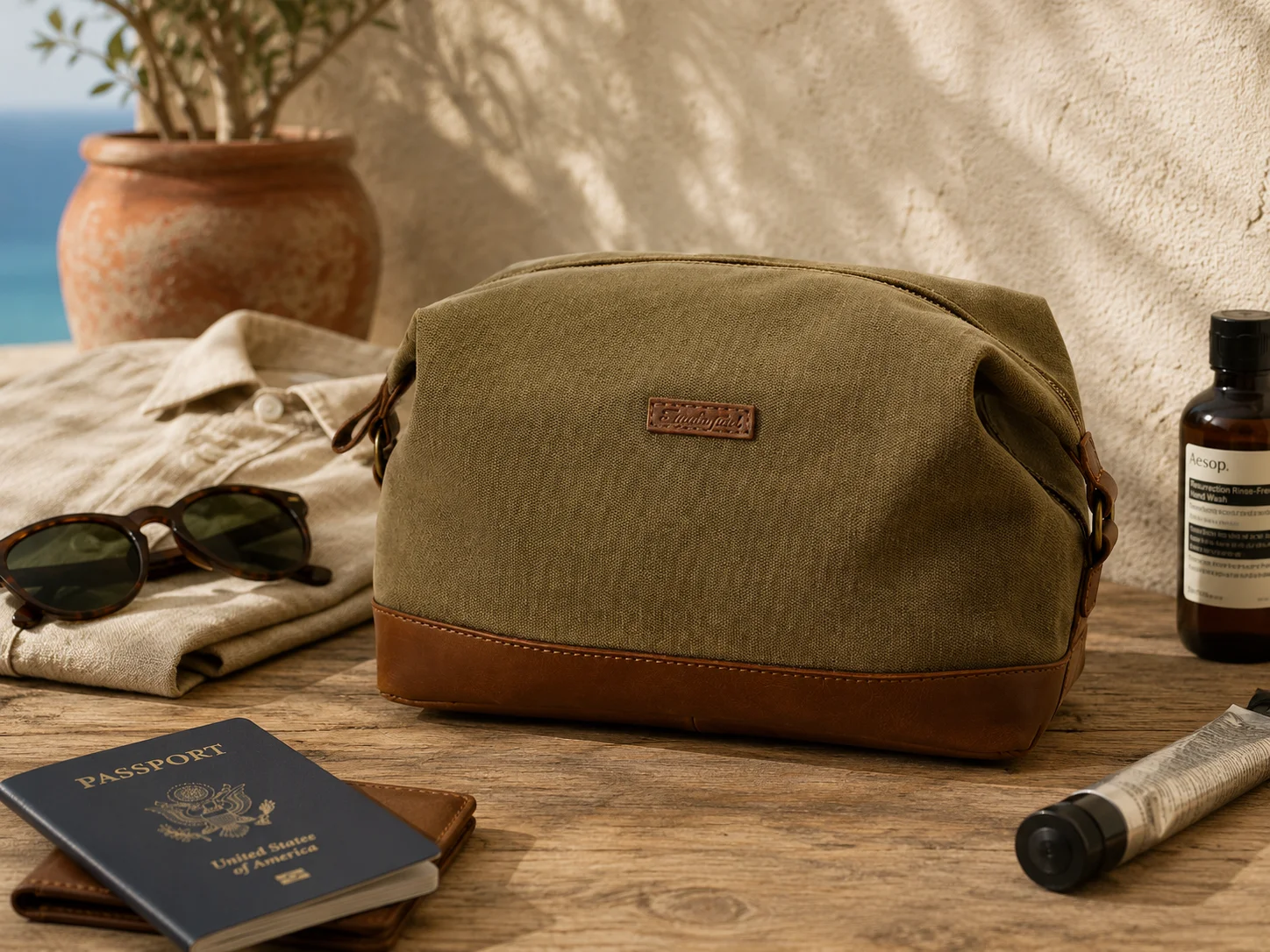 Neceser de viaje básico hombre