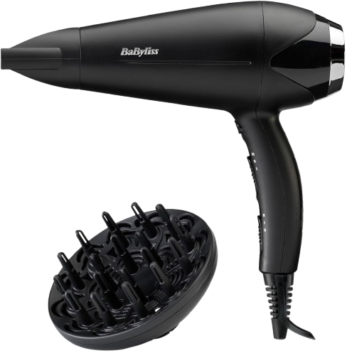 BaByliss D572DE Turbo Smooth secador con difusor