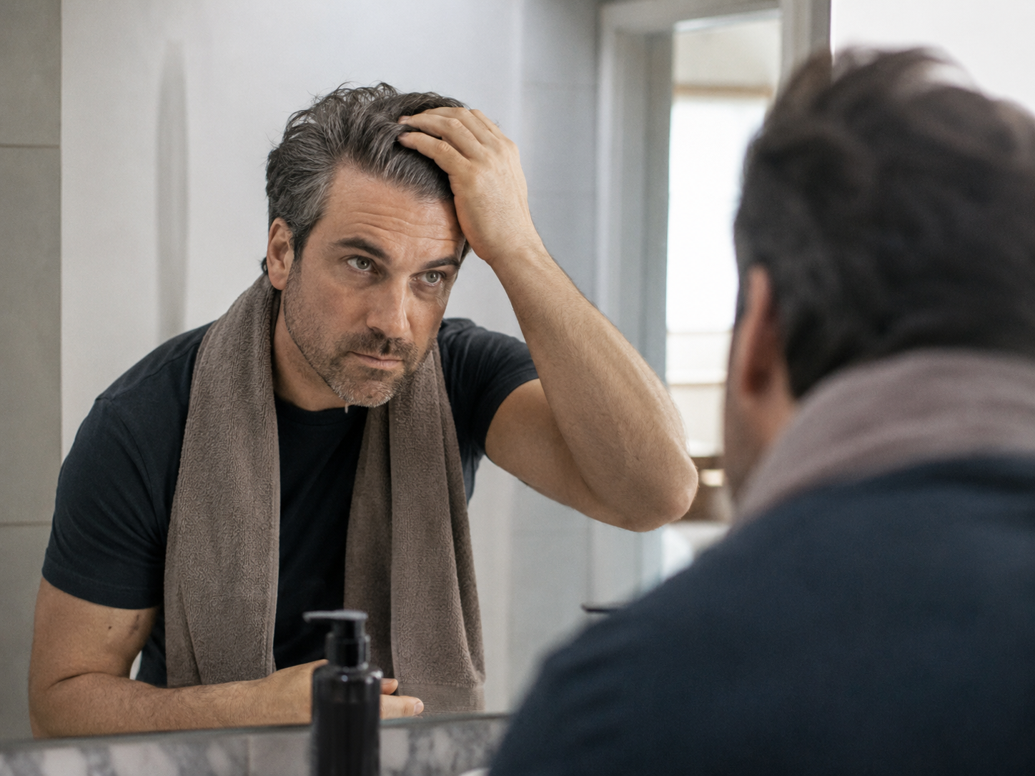 Champú Just For Men Control GX para disimular canas de hombre gradualmente