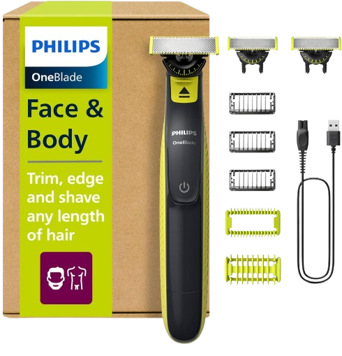 Philips OneBlade Original, afeitadora híbrida para hombre
