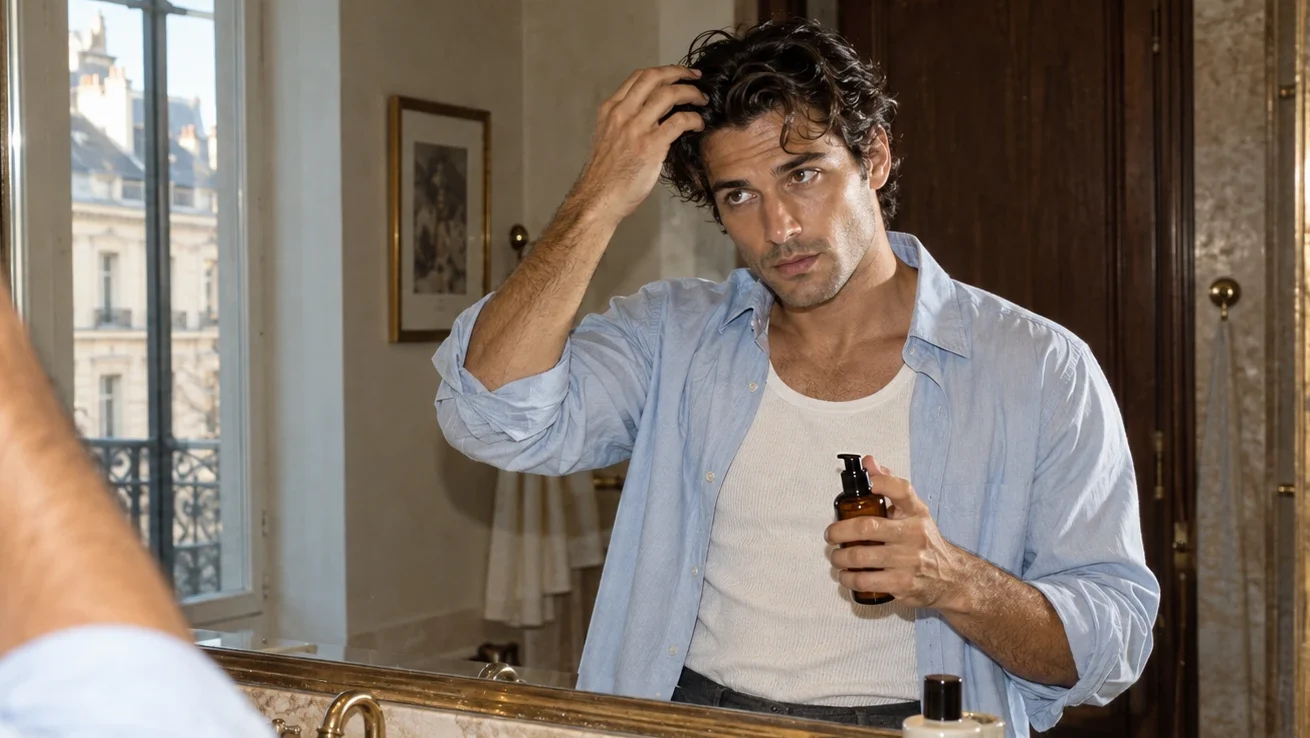 Rutina capilar completa para hombre