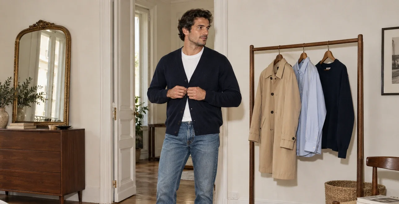 Prendas básicas atemporales para hombre