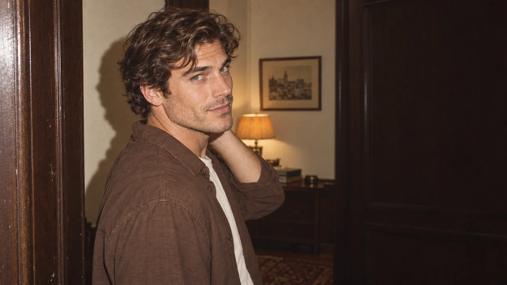 Cabello rizado para hombre