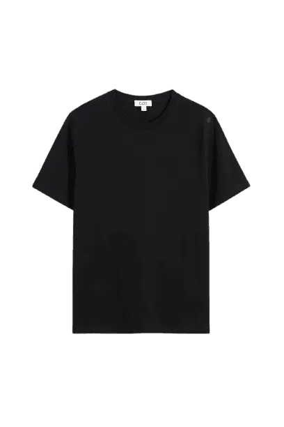 Camiseta de algodón regular fit COS