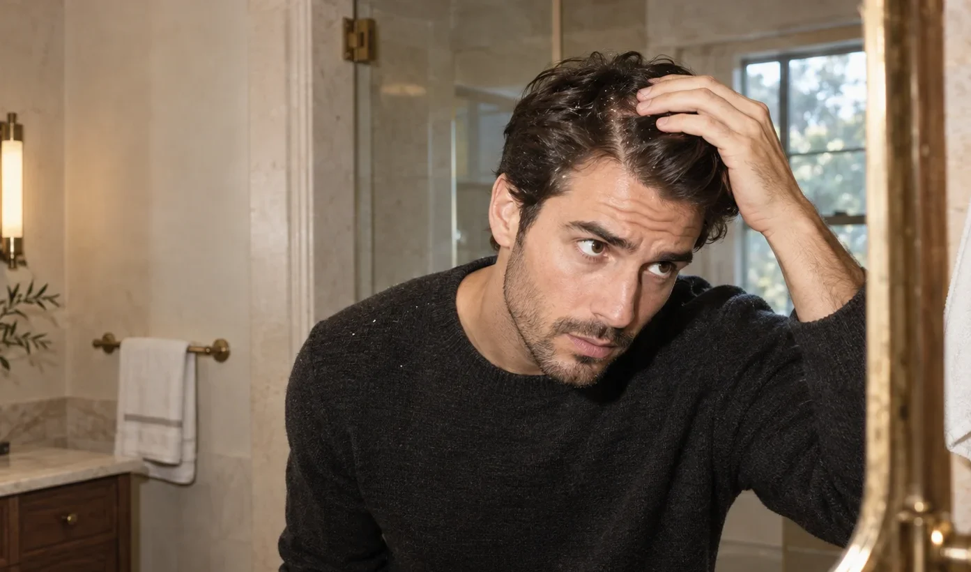 Caspa en hombres, por qué aparece y cómo eliminarla