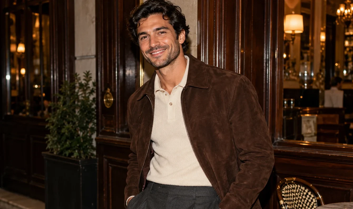 Cómo combinar el color chocolate en ropa de hombre