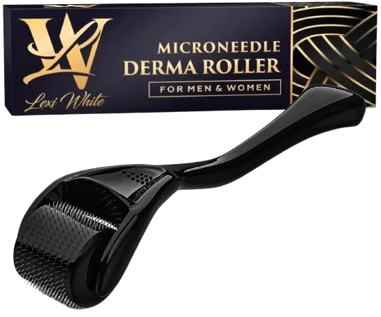 Dermaroller para microneedling capilar en hombres