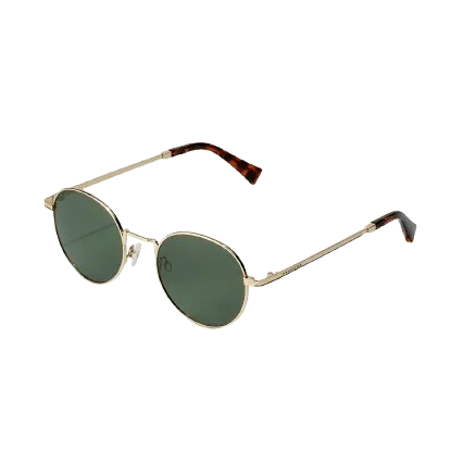 Gafas de sol Hawkers Moma redondas doradas para hombre