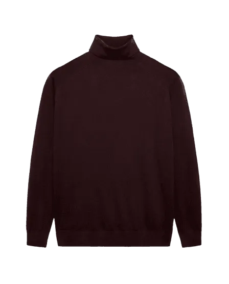 Jersey de cuello alto en merino DUSTIN