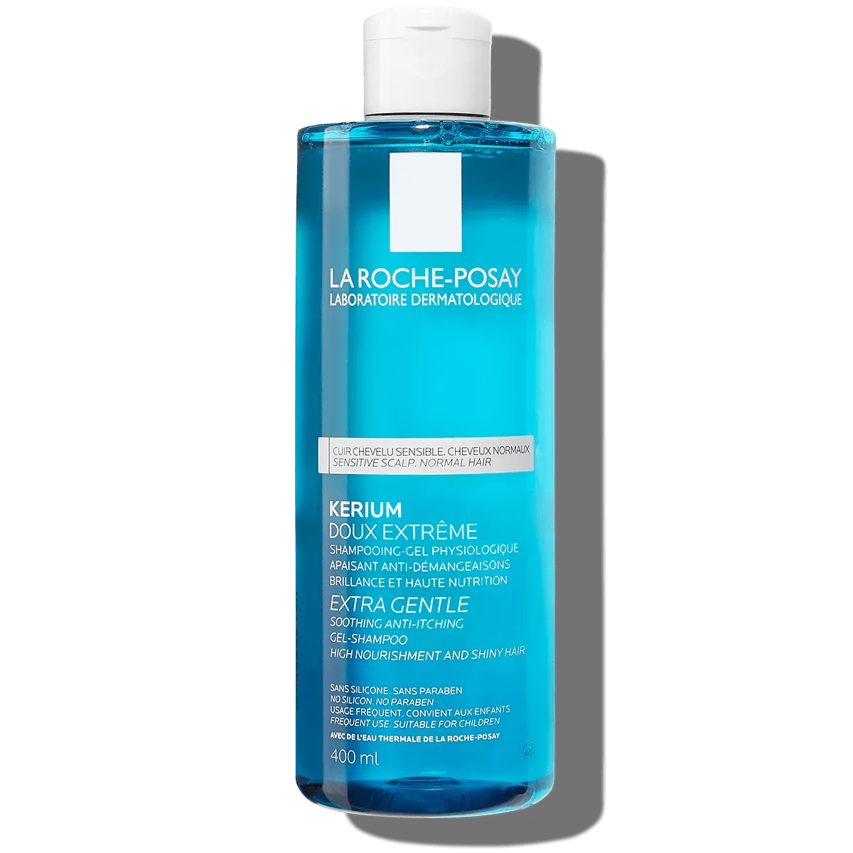 Champú Kerium de La Roche-Posay para pelo fino y cuero cabelludo sensible
