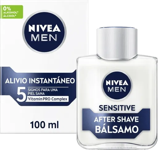 Nivea Men Sensitive bálsamo after shave sin alcohol para hombre