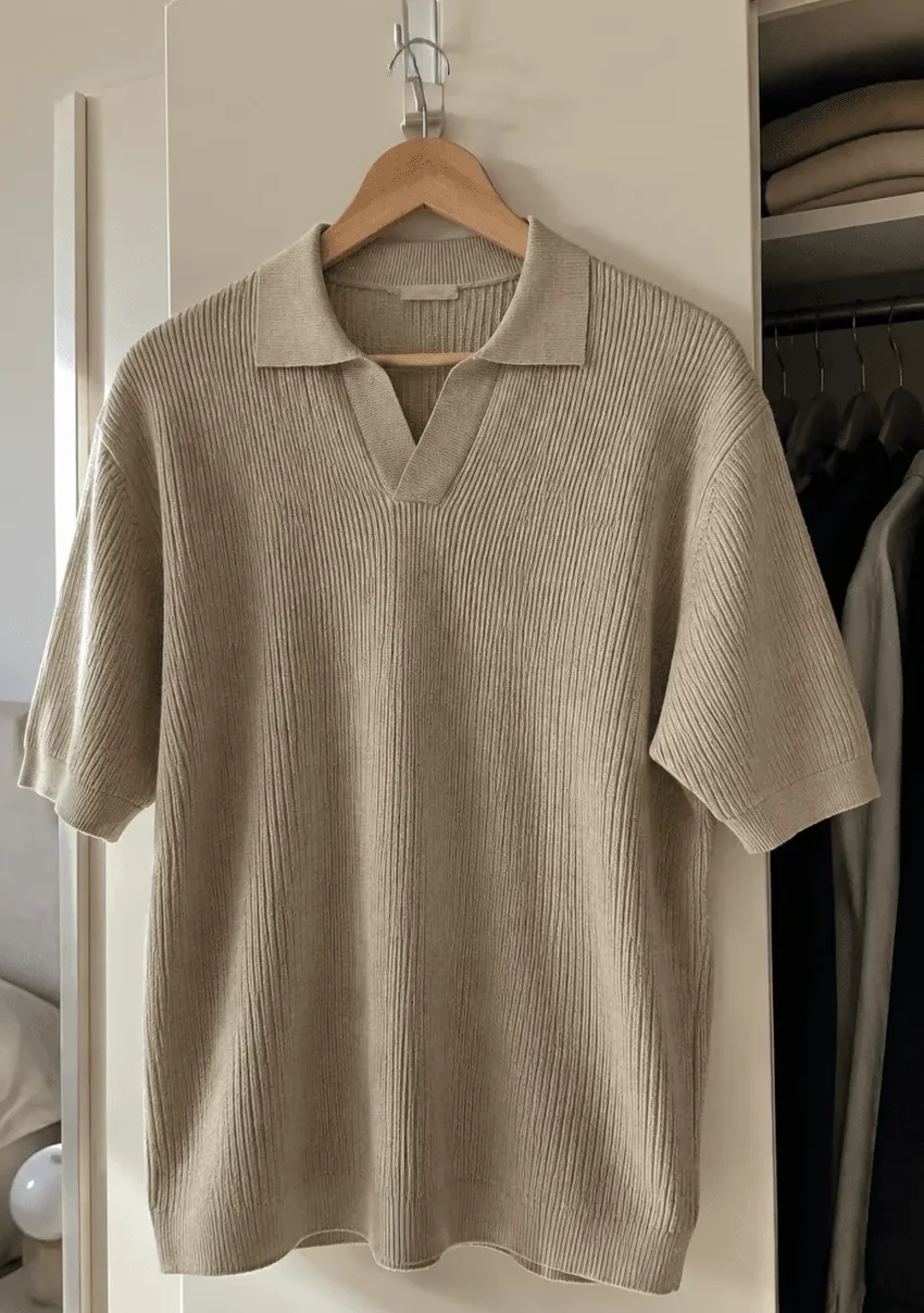 Polo de punto hombre