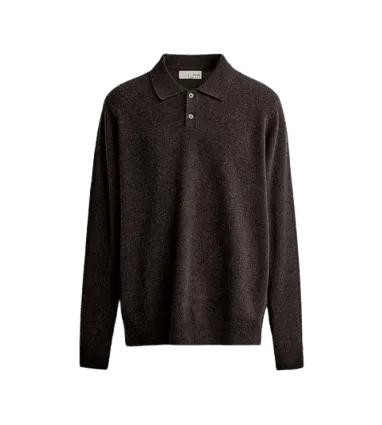 Polo de punto manga larga ZARA