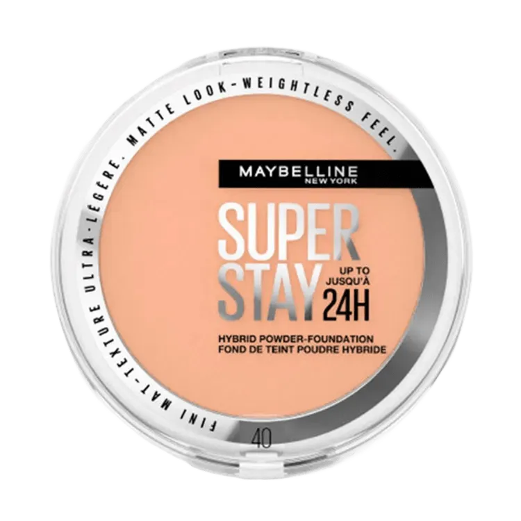Polvos de maquillaje Superstay Híbrido 24H de Maybelline