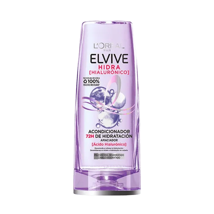 Acondicionador L'Oréal Elvive con ácido hialurónico para pelo fino