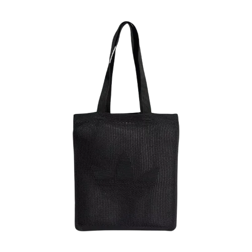 Bolso grande de ganchillo negro de adidas Originals