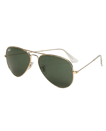 Gafas de sol Ray-Ban Aviator Classic doradas para hombre