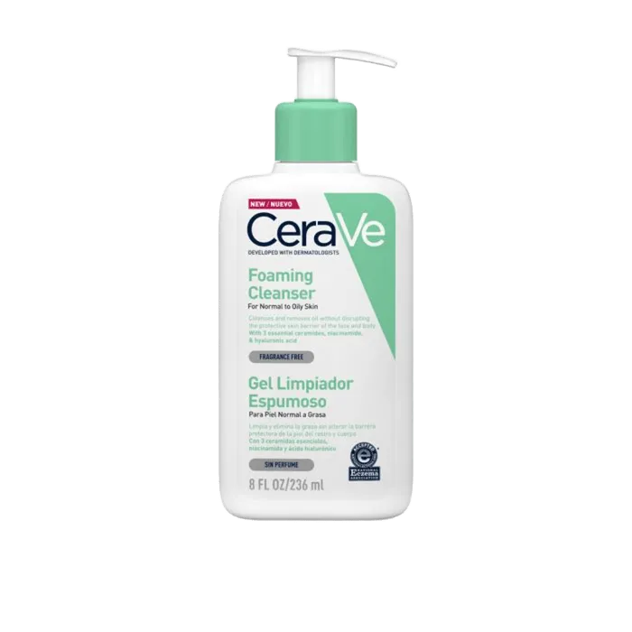 Limpiador CeraVe gel espumoso para hombre