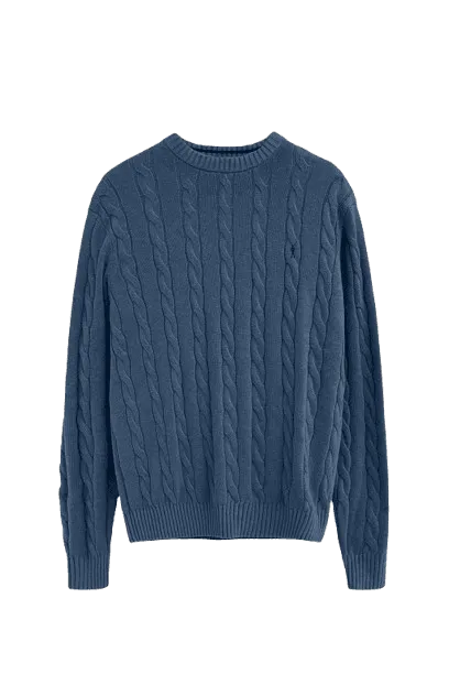 Jersey azul petróleo para hombre