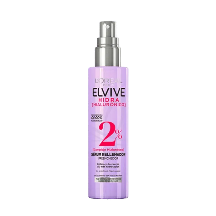 Sérum leave-in Elvive Hidra Hialurónico para pelo fino
