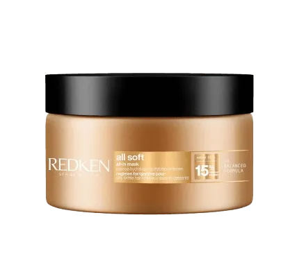 Mascarilla Redken All Soft Mega Curls HydraMelt para pelo rizado