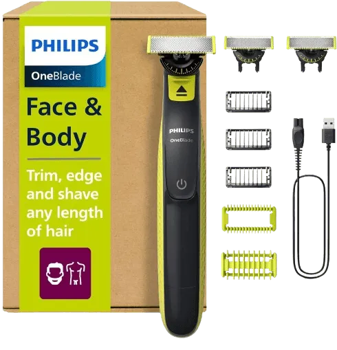 Philips OneBlade Original, afeitadora híbrida para hombre