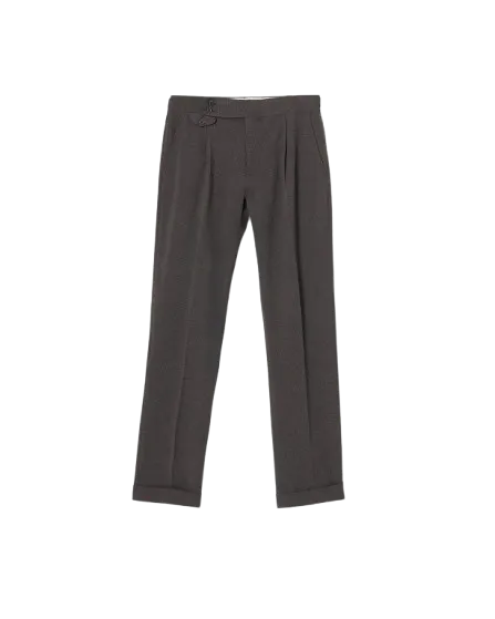 Pantalón de pinzas de tiro alto ZARA