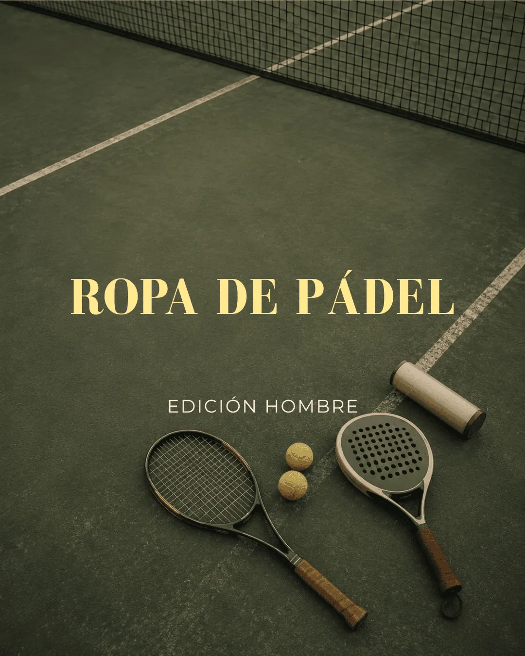 portada del carrusel ropa de pádel edición hombre