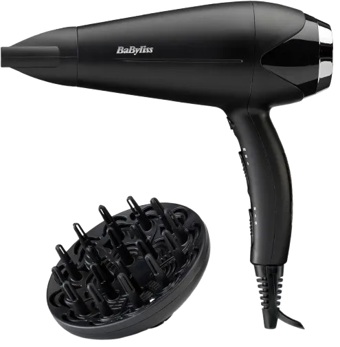 BaByliss D572DE Turbo Smooth secador con difusor