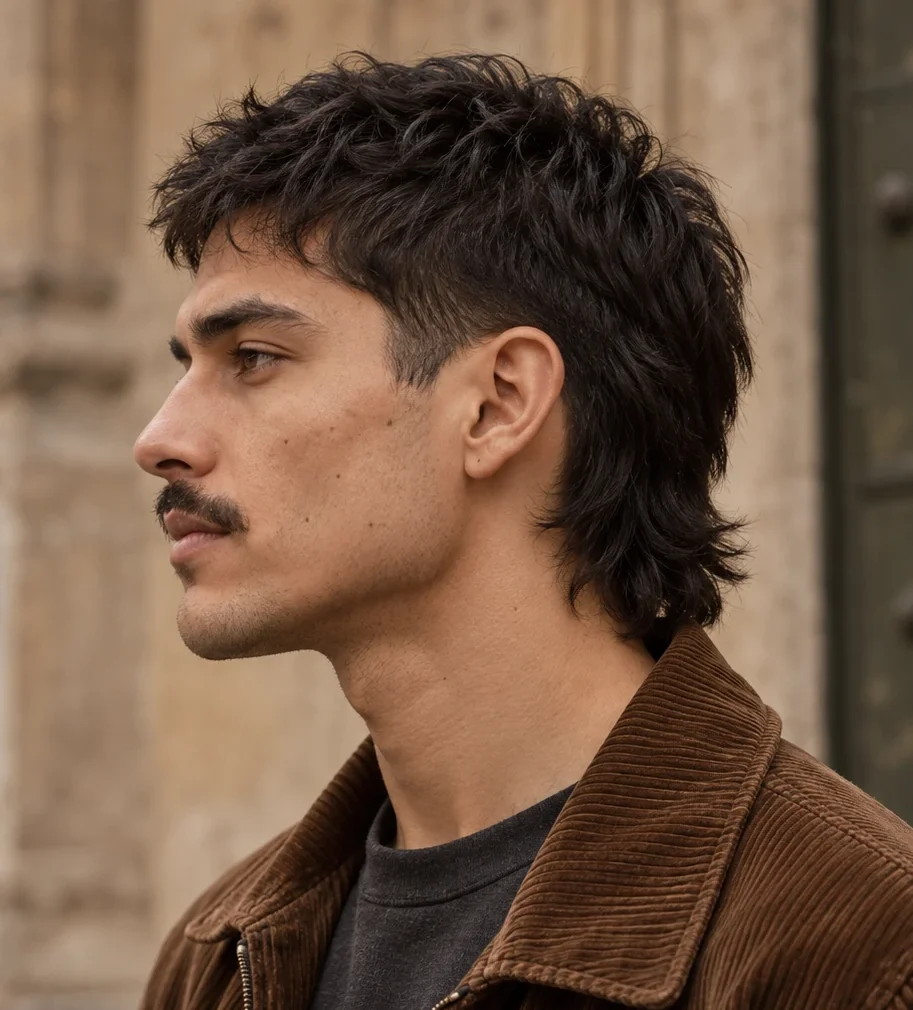 Corte short mullet corto para hombre