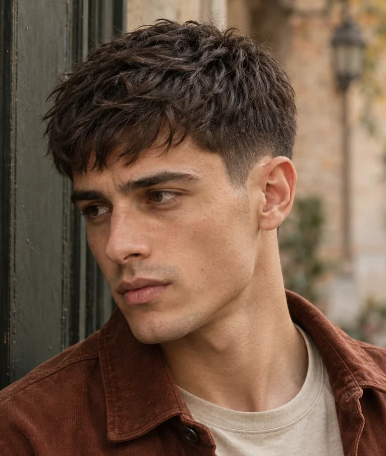 Corte soft forward crop para hombre