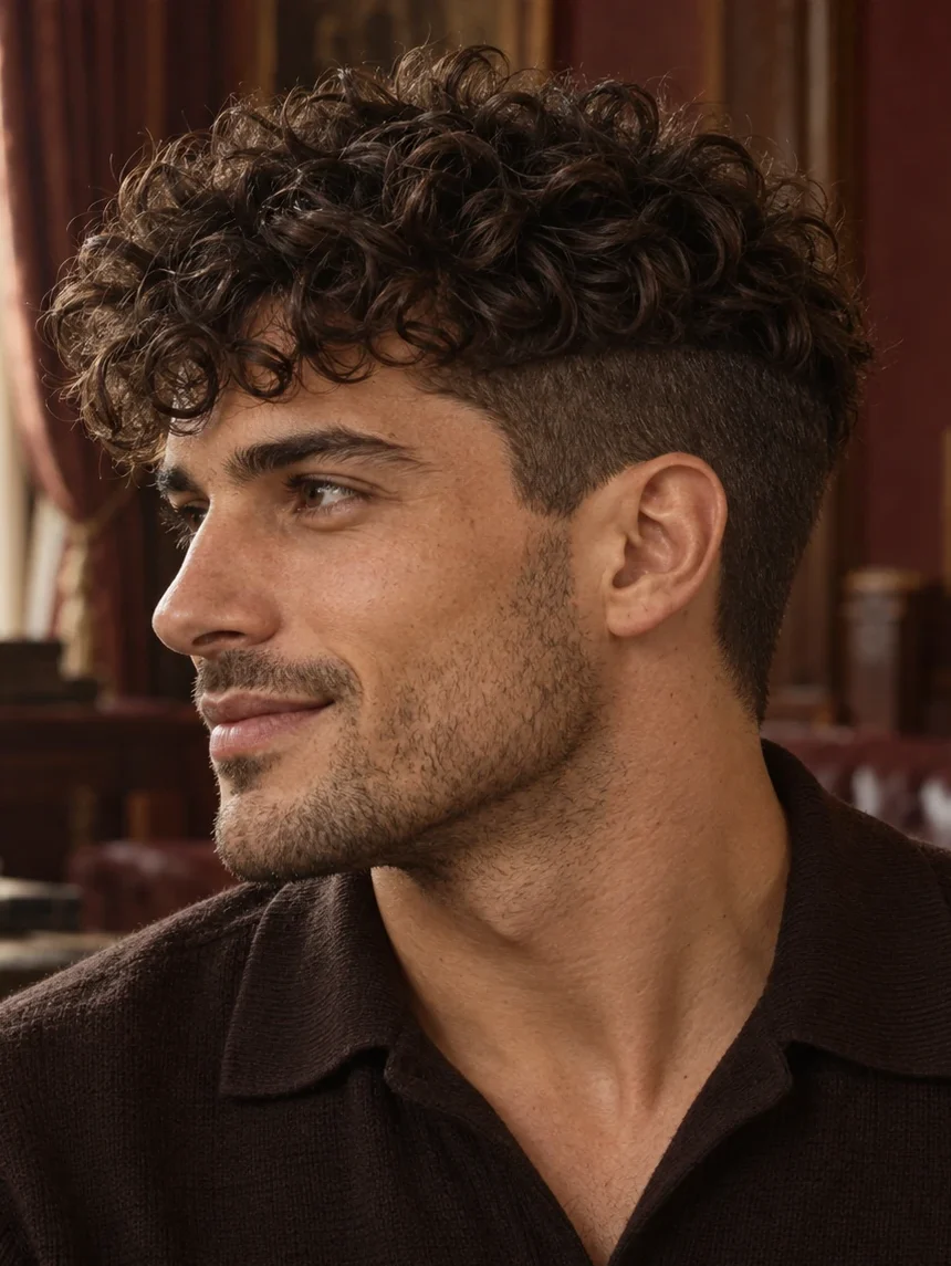 Corte undercut para hombre con laterales desconectados